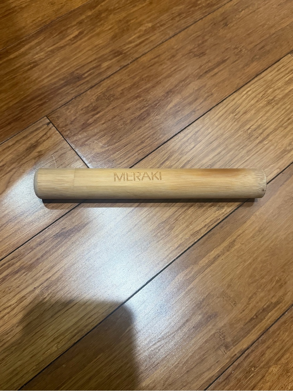 MERAKI Natural Bamboo toothbrush holder - Light Wood